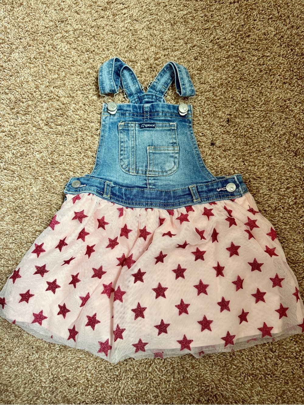 Jordache 5T Stars Denim jumper Dress
